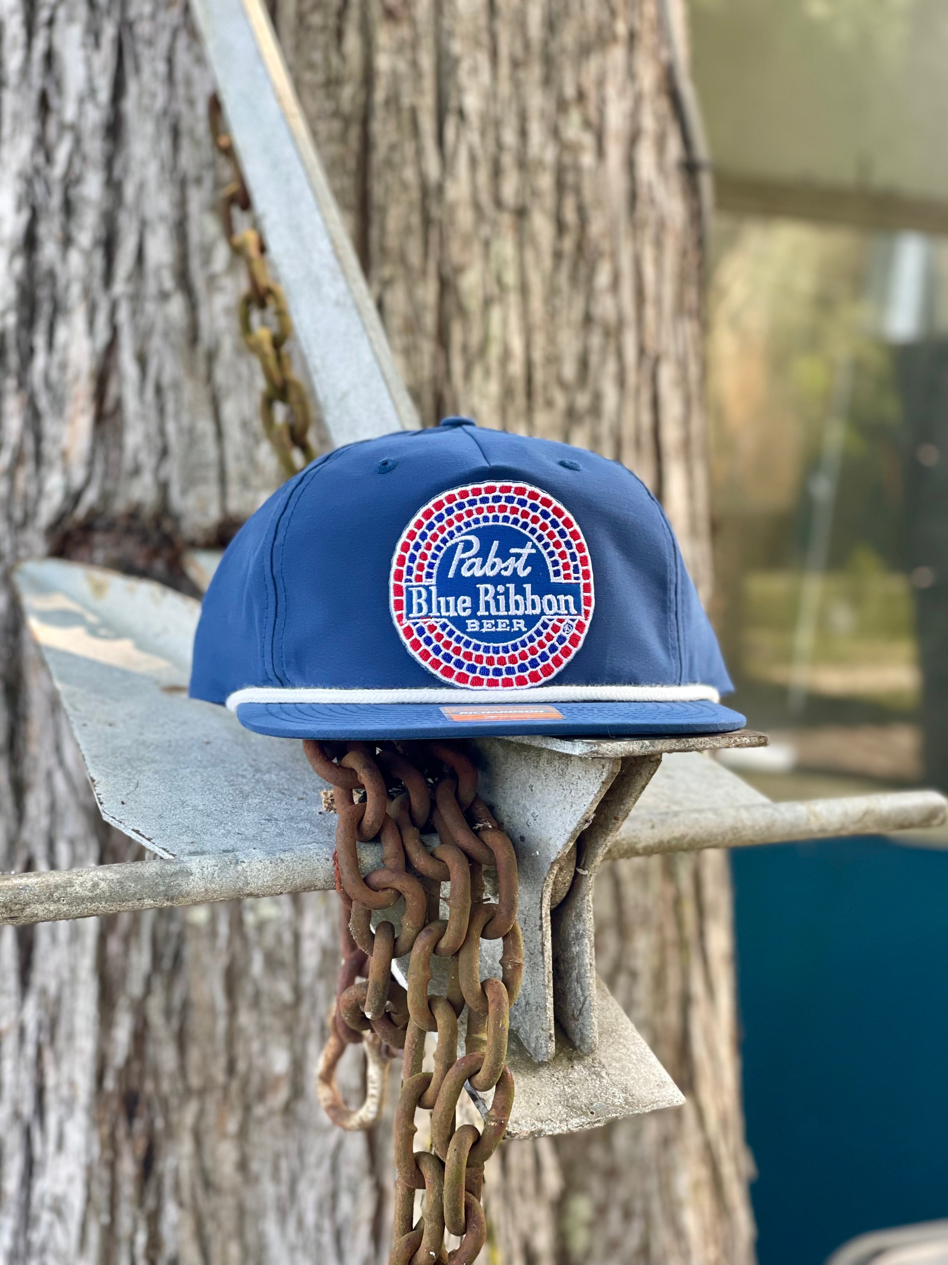 Pabst Blue Ribbon Rope Hat – Back Forty Brand