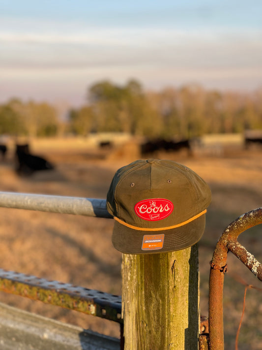 Coors Banquet Stamp Rope Hat