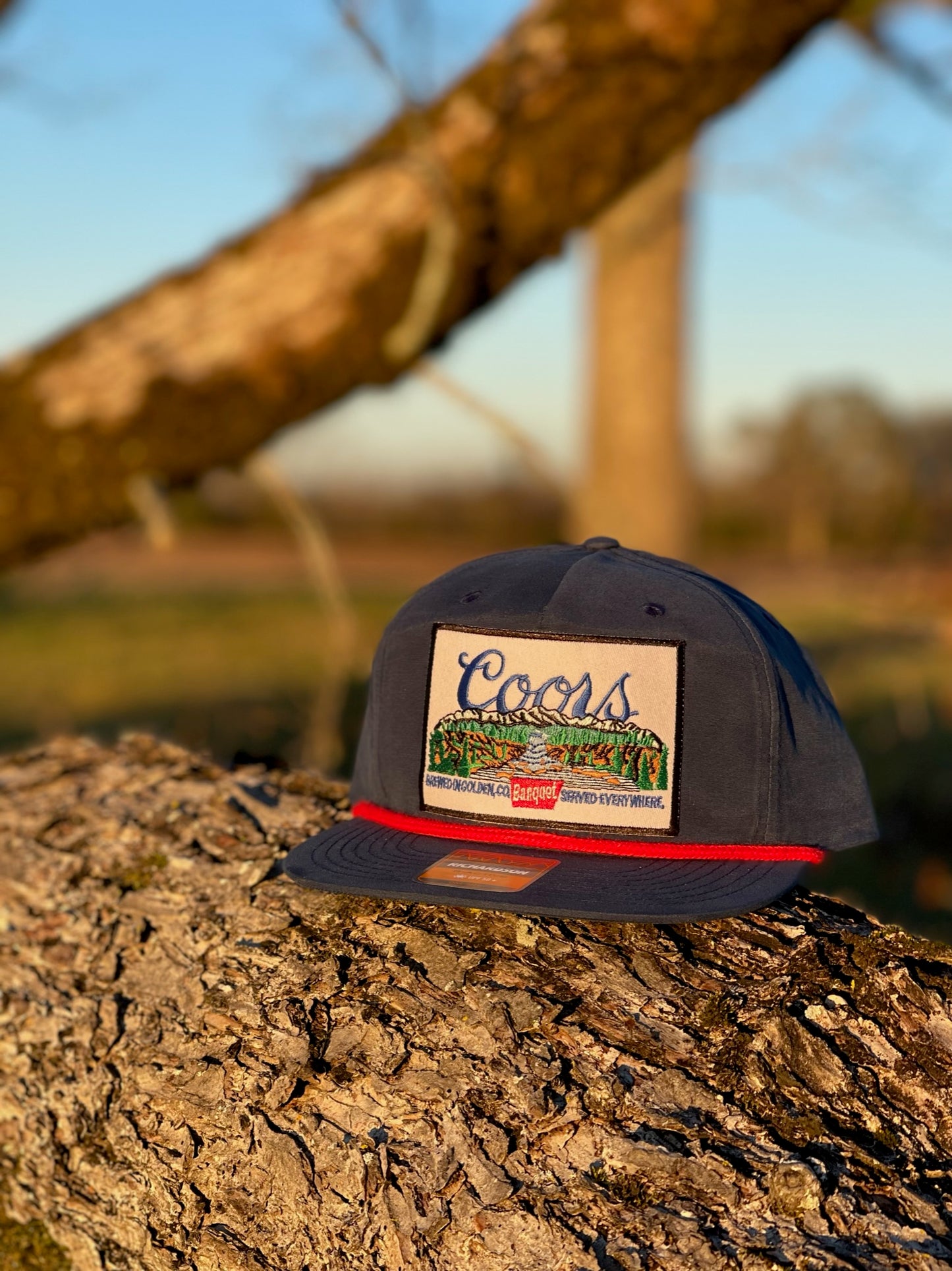 Coors "Mountain Scene" Rope Hat