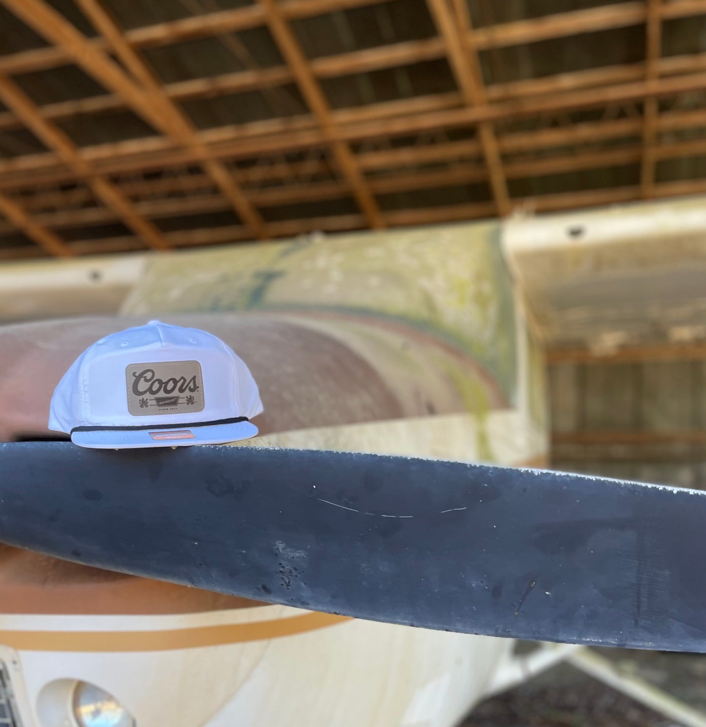 Platinum Coors Banquet Rope Hat