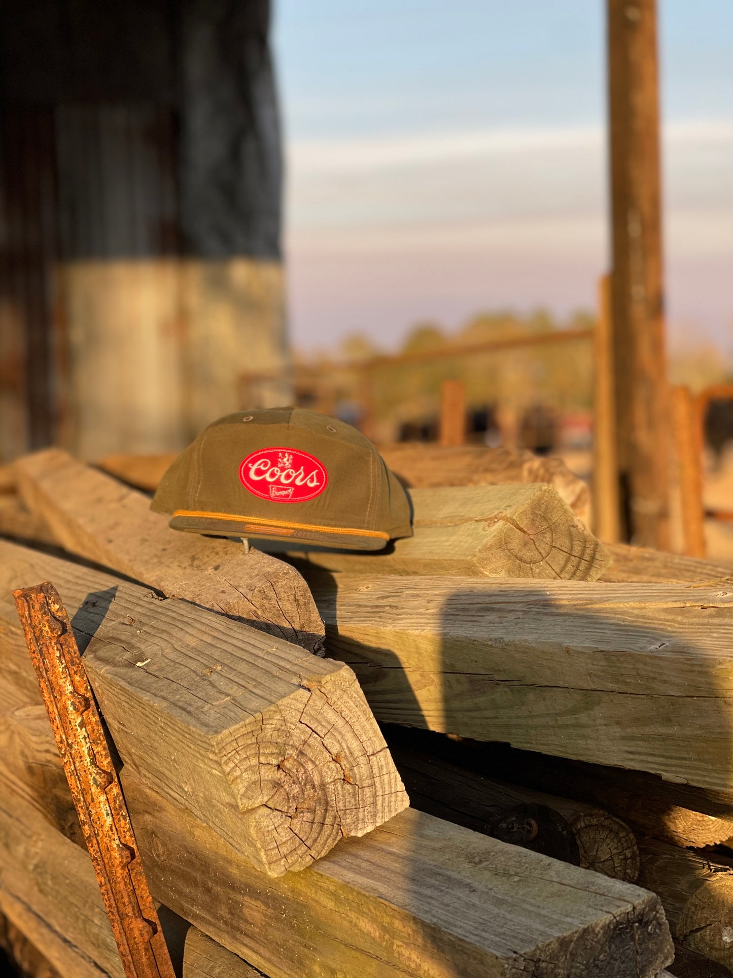 Coors Banquet Stamp Rope Hat